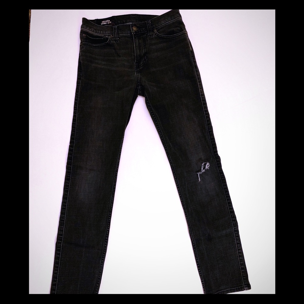 Men’s Dark Gray Hollister Skinny Jeans 30 x 32